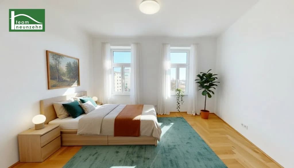 3-Zimmer-Wohnung mieten in Wien – 91,47 m², € 2.773