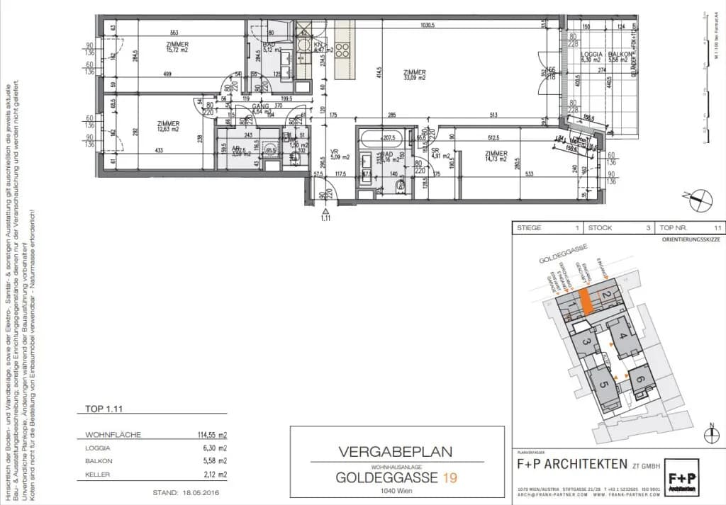 4-Zimmer-Wohnung mieten in Wien – 114,55 m², € 2.990 – Bild 19 von 19