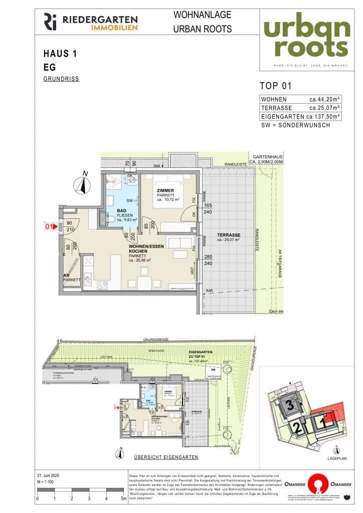 2-Zimmer-Wohnung kaufen in Klagenfurt – 44,2 m², € 335.000 – Bild 4 von 5