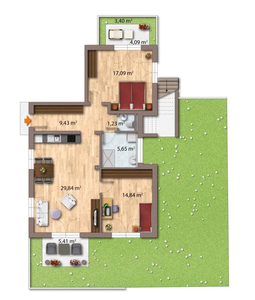 3-Zimmer-Wohnung kaufen in Wien – 81,9 m², € 469.000 – Bild 12 von 12