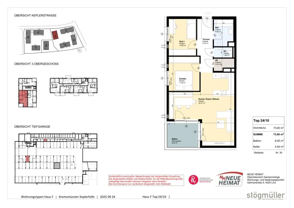 3-Zimmer-Wohnung mieten in Kirchdorf an der Krems – 73,6 m², € 896 – Bild 8 von 8