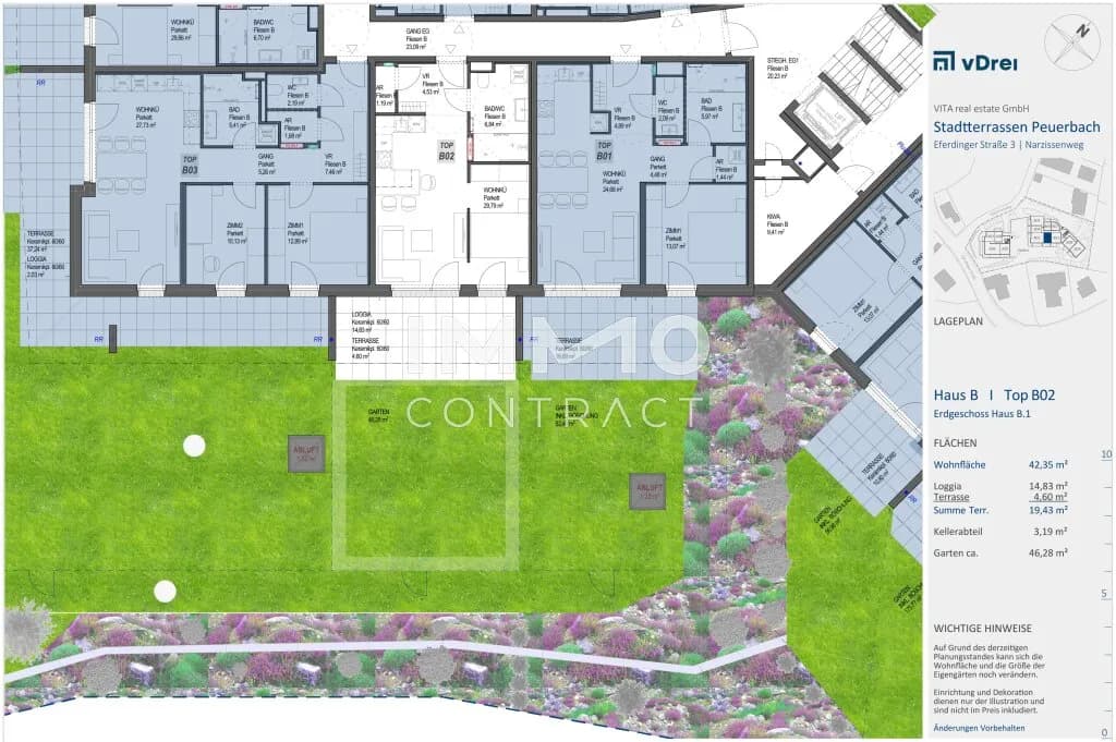 1-Zimmer-Wohnung kaufen in Grieskirchen – 42,35 m², € 229.592 – Bild 14 von 15