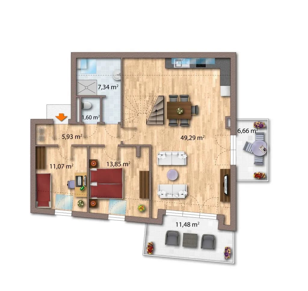 4-Zimmer-Wohnung kaufen in Wien – 144,07 m², € 899.000 – Bild 16 von 17