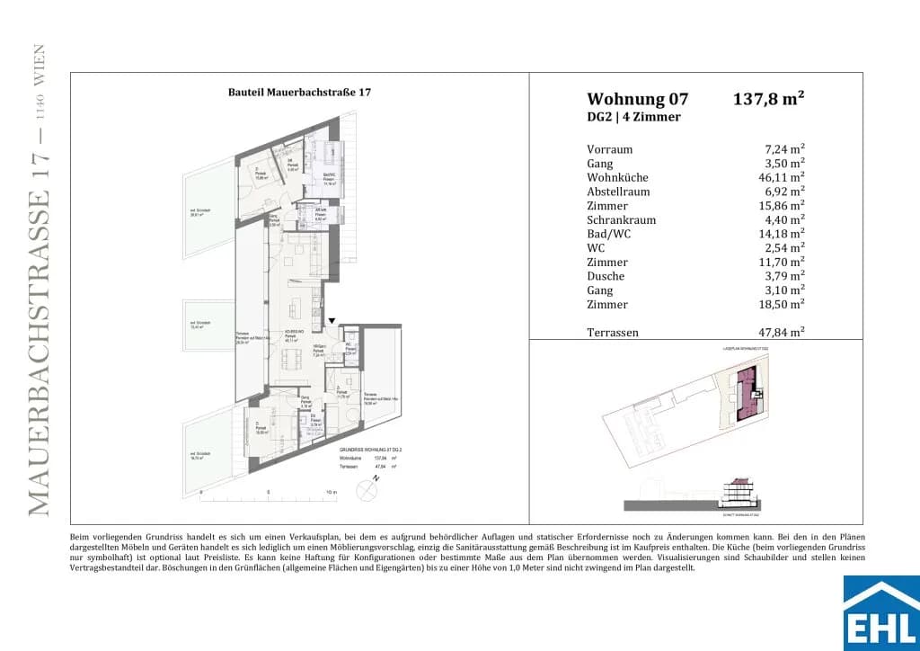 4-Zimmer-Wohnung kaufen in Wien – 137,8 m², € 1.099.000 – Bild 9 von 9