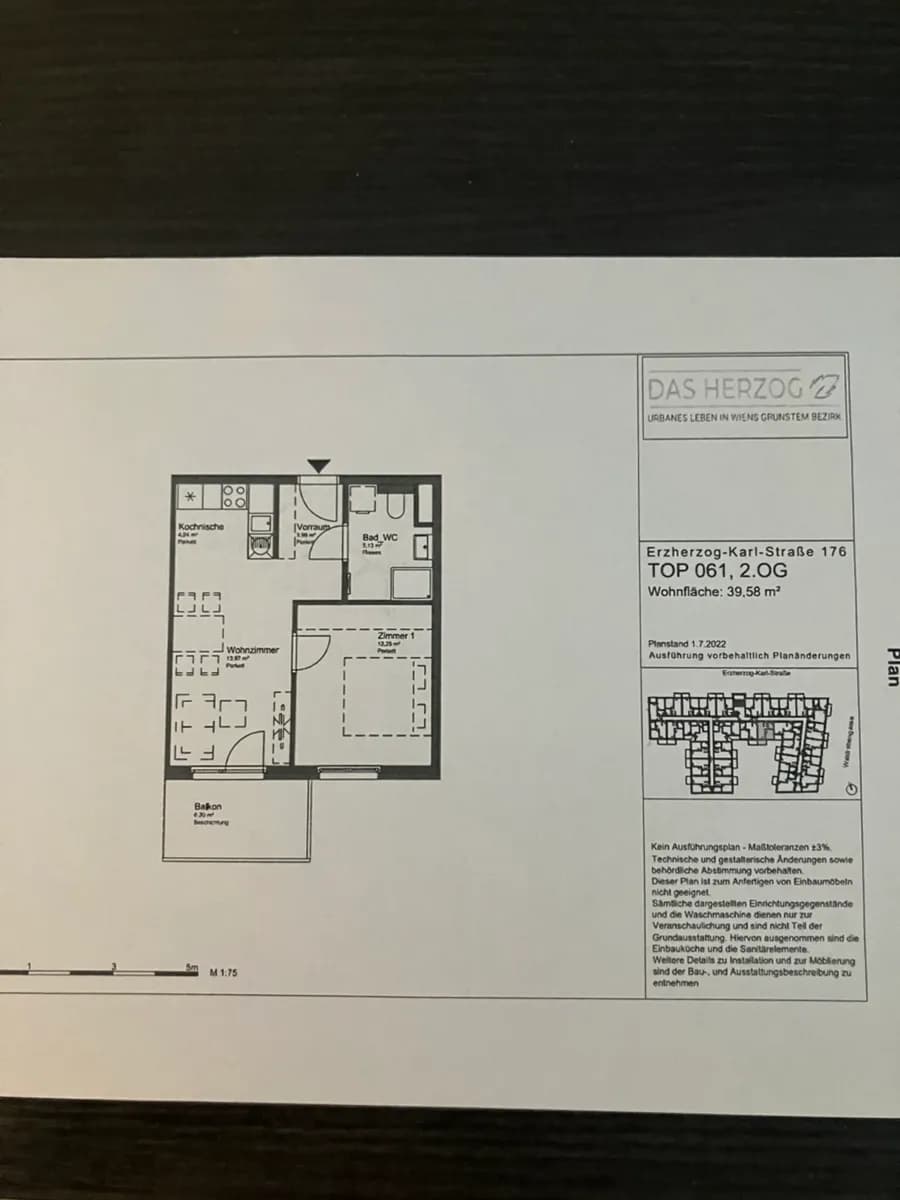 Wohnung mieten in Wien – 40 m², € 780 – Bild 11 von 11