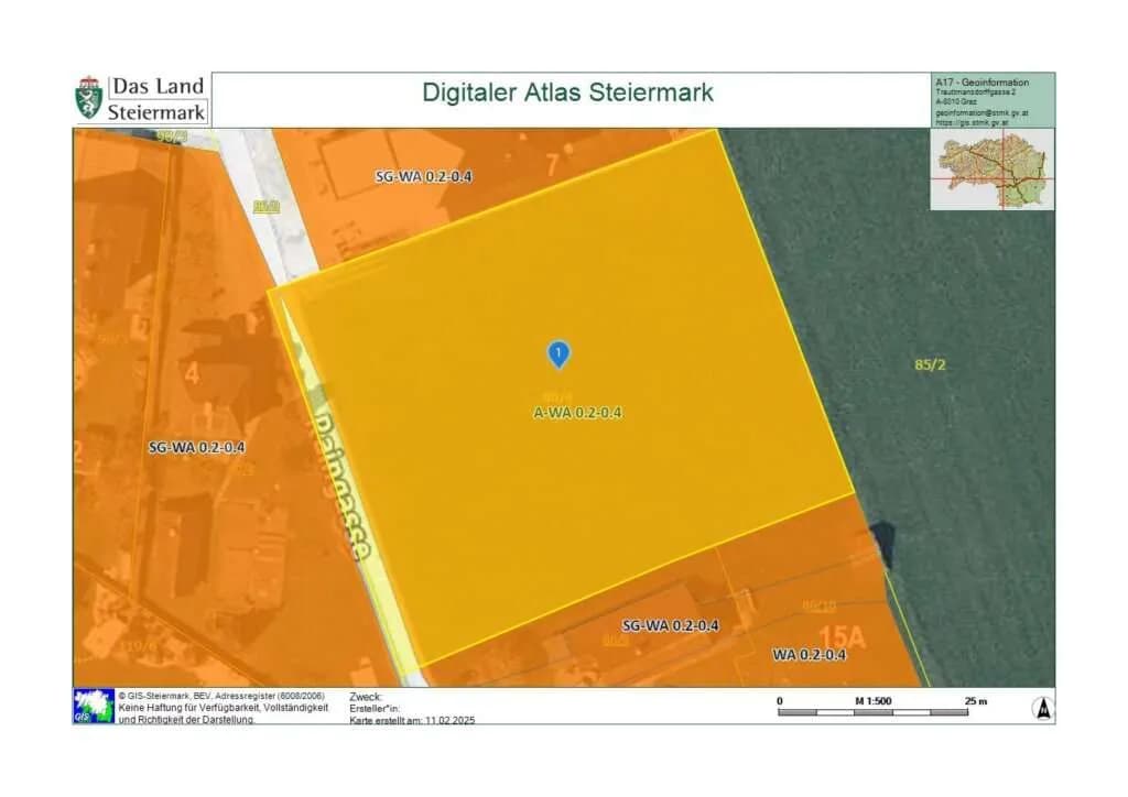 Grundstück kaufen in Voitsberg – 1 107 m², € 98.500 – Bild 5 von 5