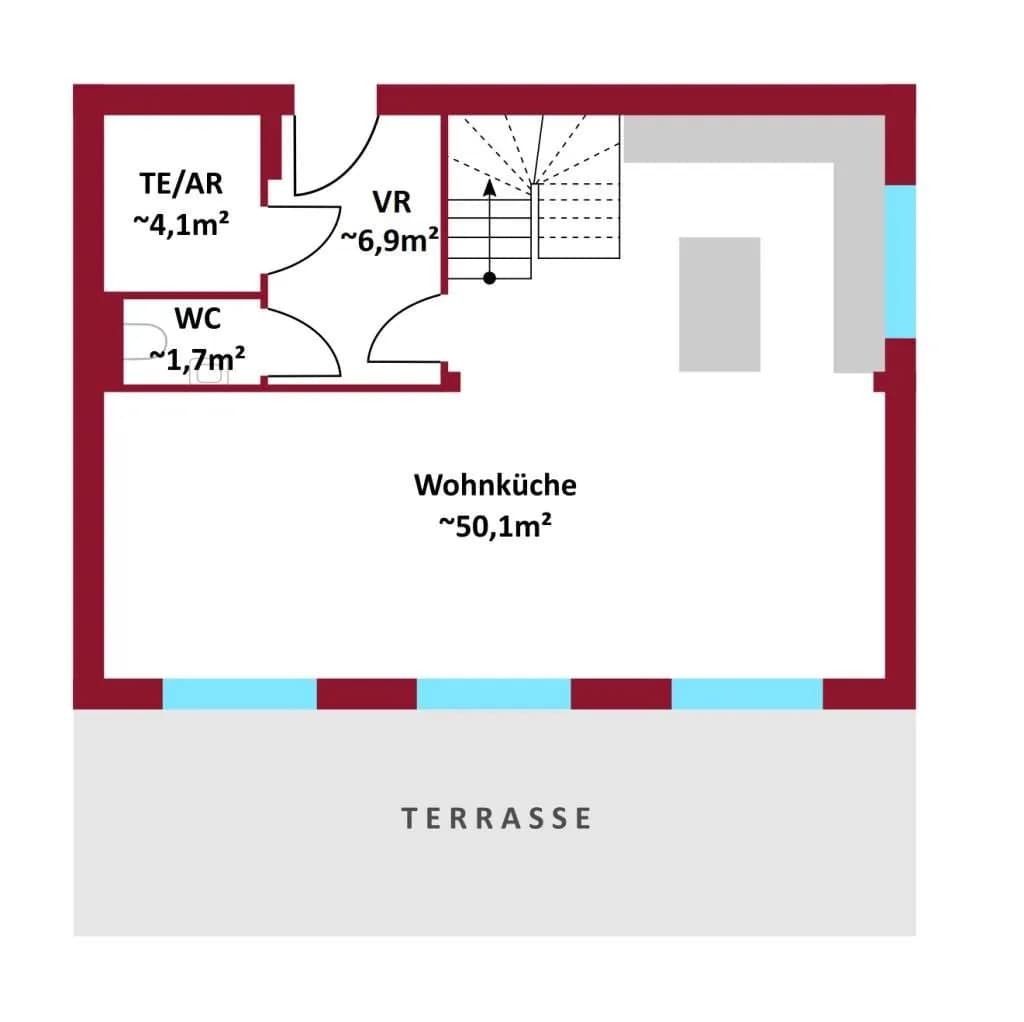5-Zimmer-Immobilie mieten in Mattersburg – 120 m², € 1.379 – Bild 12 von 15