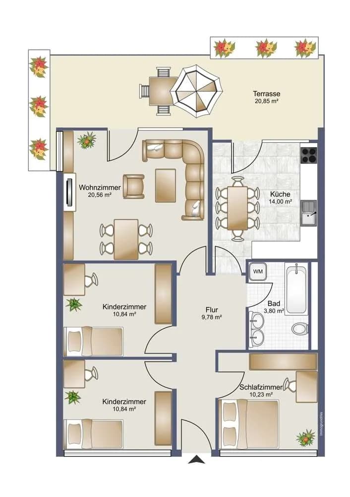 4-Zimmer-Wohnung kaufen in Dornbirn – 81,85 m², € 375.000 – Bild 12 von 12