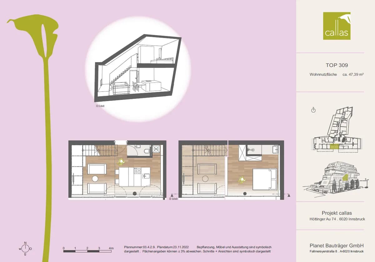 2-Zimmer-Wohnung kaufen in Innsbruck – 47,39 m², € 418.000 – Bild 10 von 10