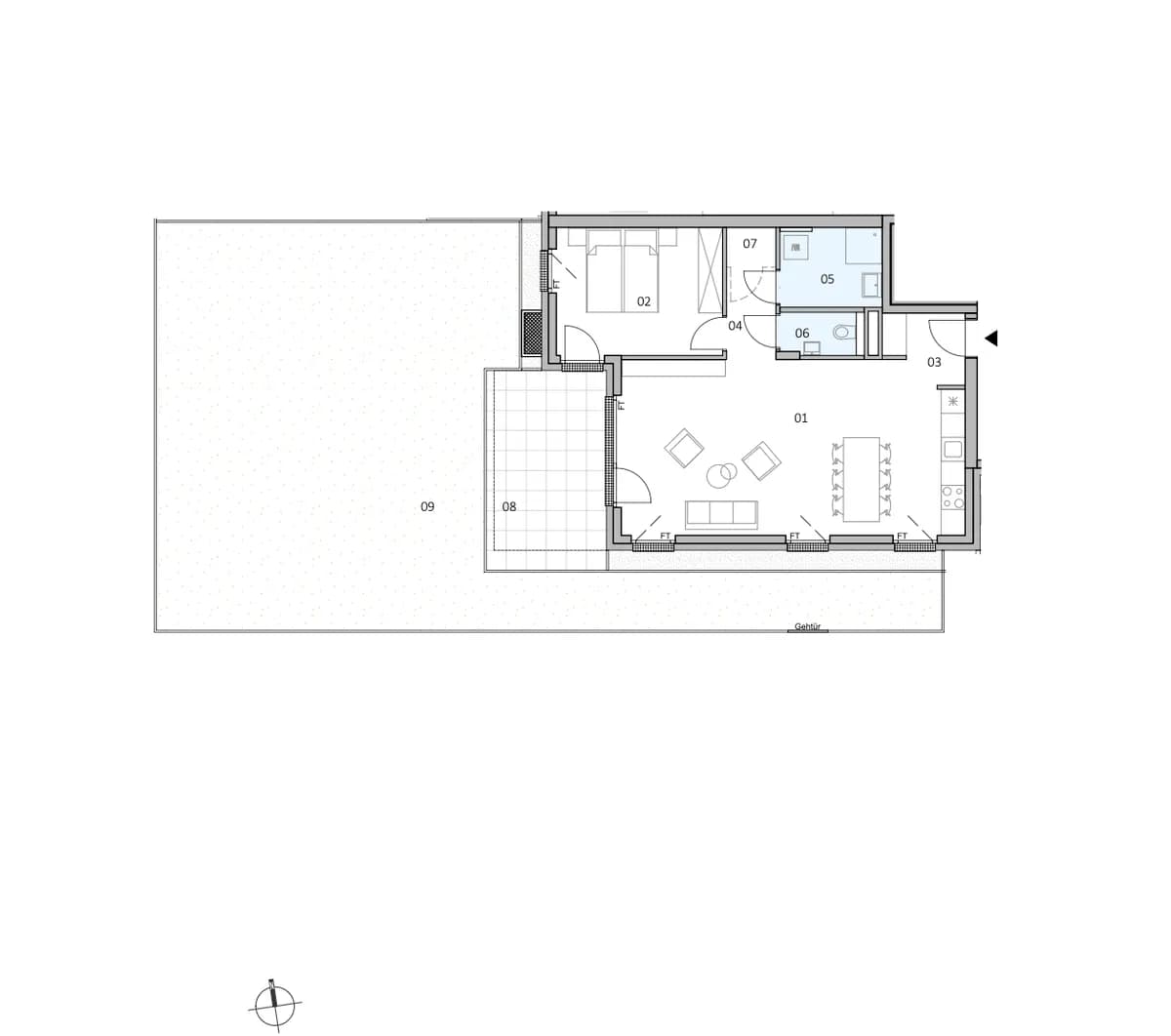 2-Zimmer-Wohnung kaufen in Villach – 65,34 m², € 373.900 – Bild 3 von 15