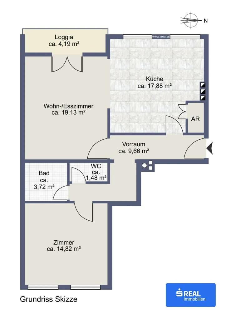 2-Zimmer-Wohnung kaufen in Wolfsberg – 72 m², € 199.000 – Bild 14 von 14