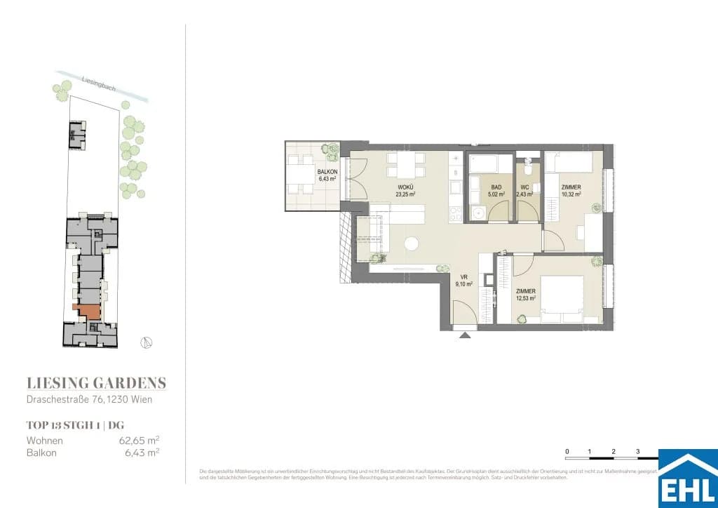 3-Zimmer-Wohnung kaufen in Wien – 62,65 m², € 399.000 – Bild 29 von 29