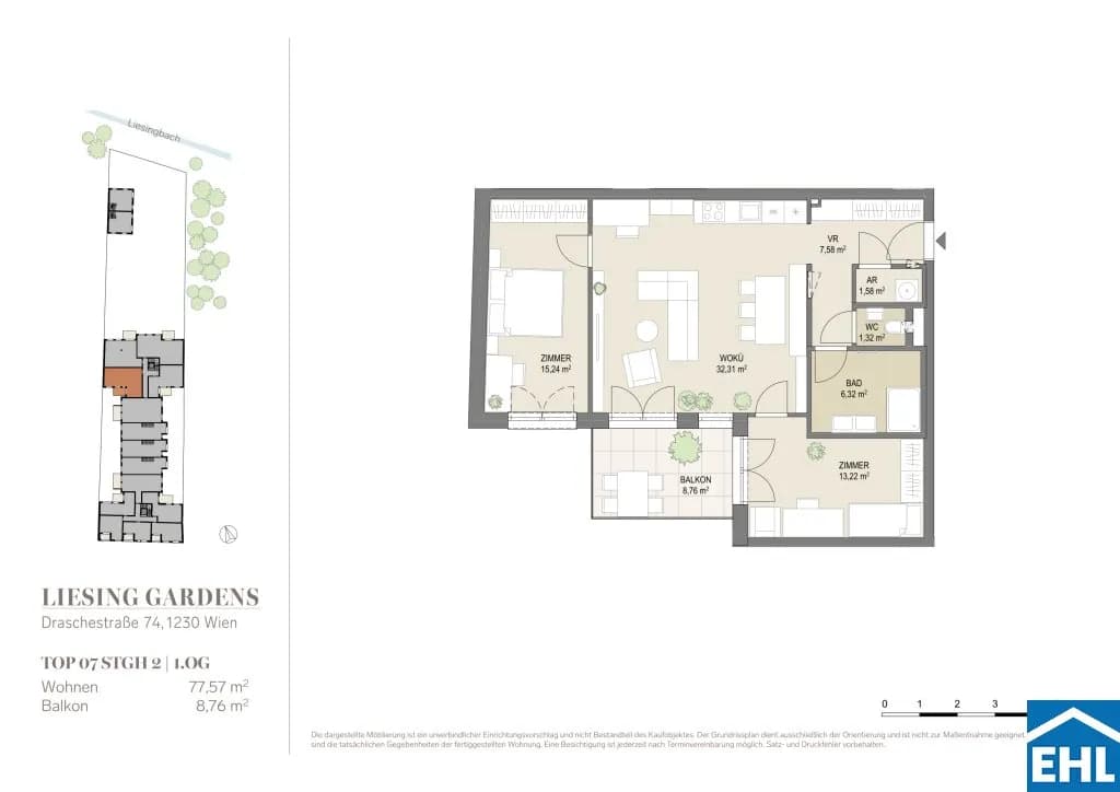 3-Zimmer-Wohnung kaufen in Wien – 76,03 m², € 529.000 – Bild 29 von 29