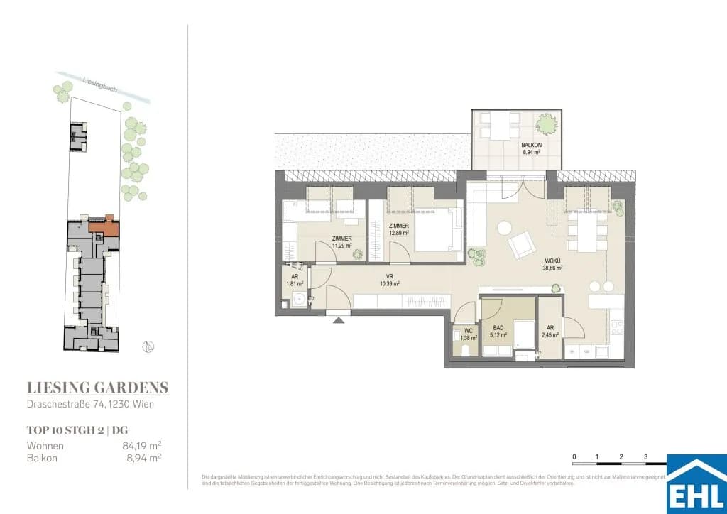 3-Zimmer-Wohnung kaufen in Wien – 84,19 m², € 598.000 – Bild 29 von 29