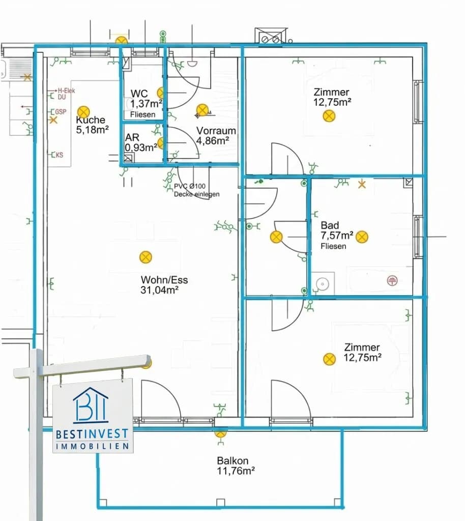 3-Zimmer-Wohnung kaufen in Graz – 81,1 m², € 346.000 – Bild 24 von 25