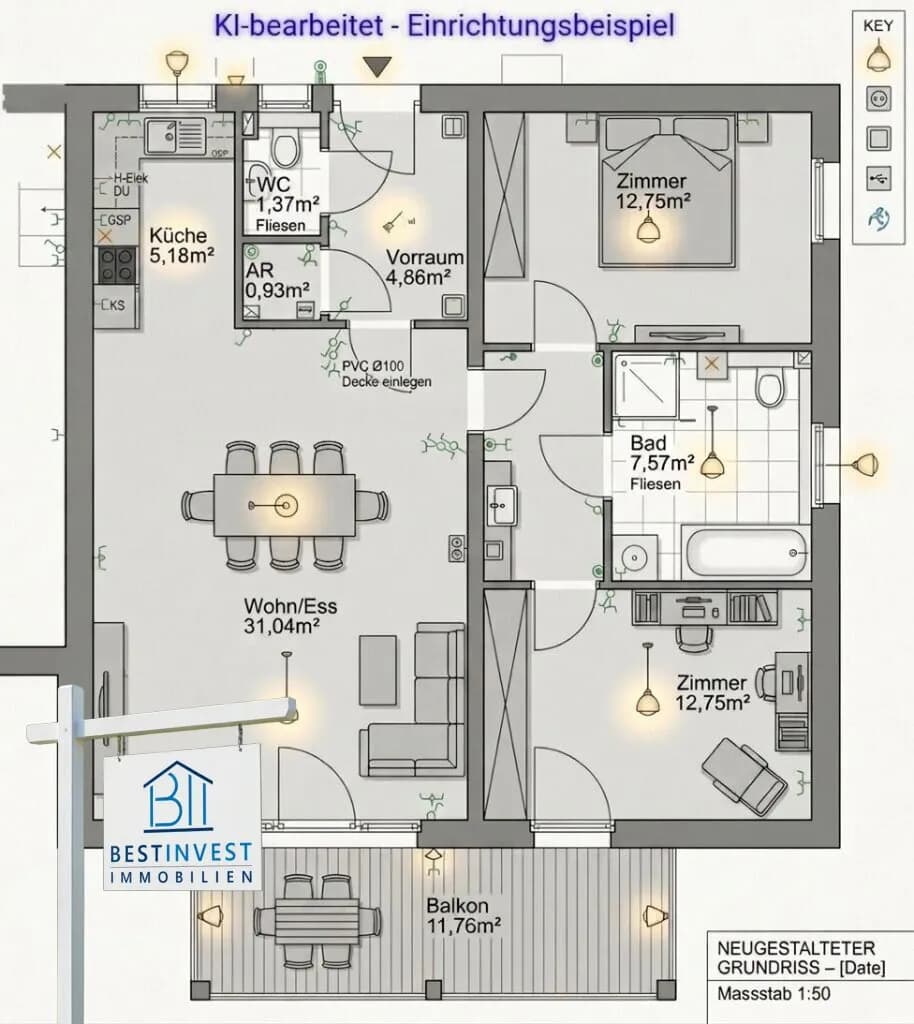 3-Zimmer-Wohnung kaufen in Graz – 81,1 m², € 346.000 – Bild 25 von 25