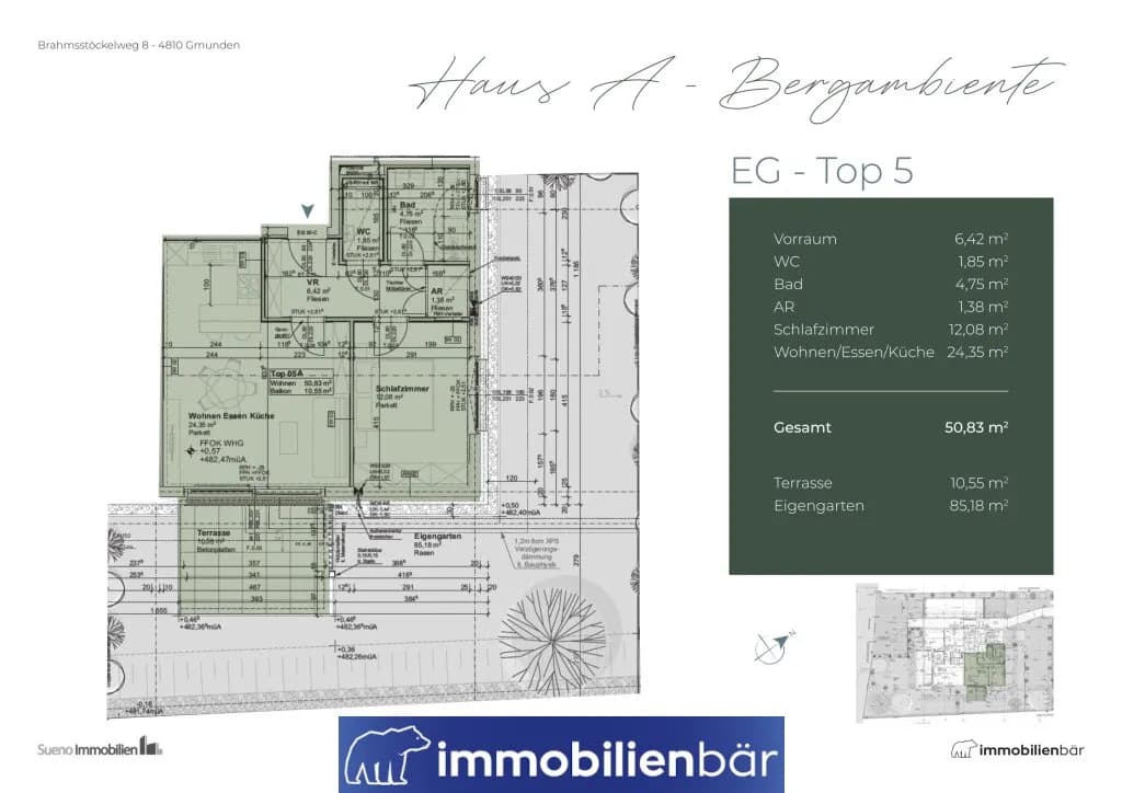 2-Zimmer-Wohnung kaufen in Gmunden – 50,83 m², € 354.050 – Bild 10 von 10