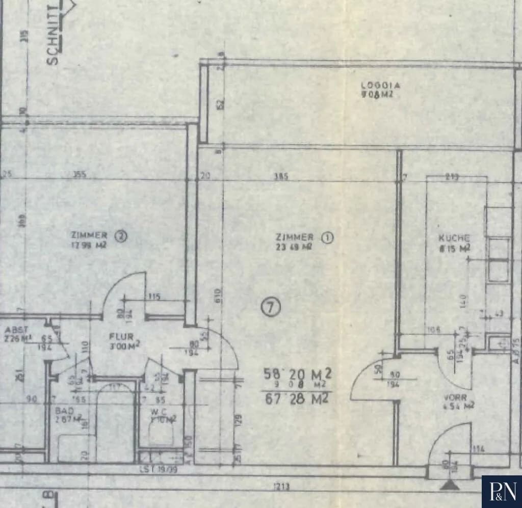 2-Zimmer-Wohnung mieten in Baden – 67 m², € 974 – Bild 11 von 11