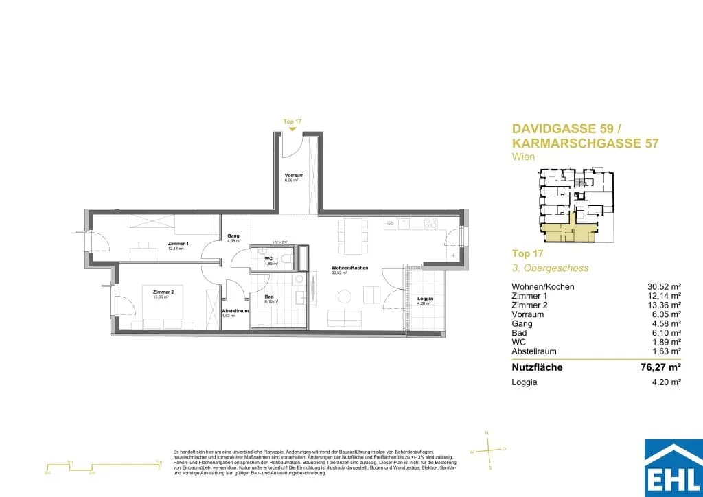 Immobilie kaufen in Wien – 76,27 m², € 415.294 – Bild 6 von 6