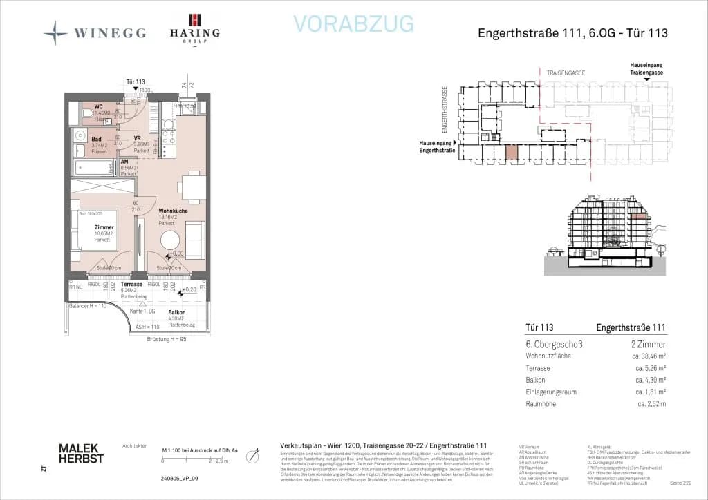Immobilie kaufen in Wien – 38,46 m², € 281.400 – Bild 14 von 14