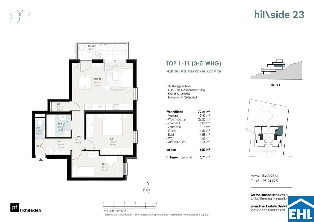 3-Zimmer-Wohnung kaufen in Wien – 72,24 m², € 499.500 – Bild 10 von 10