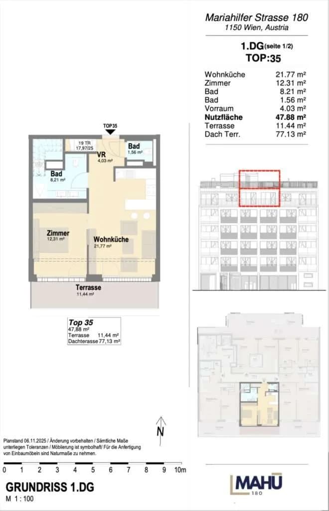 2-Zimmer-Wohnung kaufen in Wien – 46,91 m², € 625.225 – Bild 9 von 10