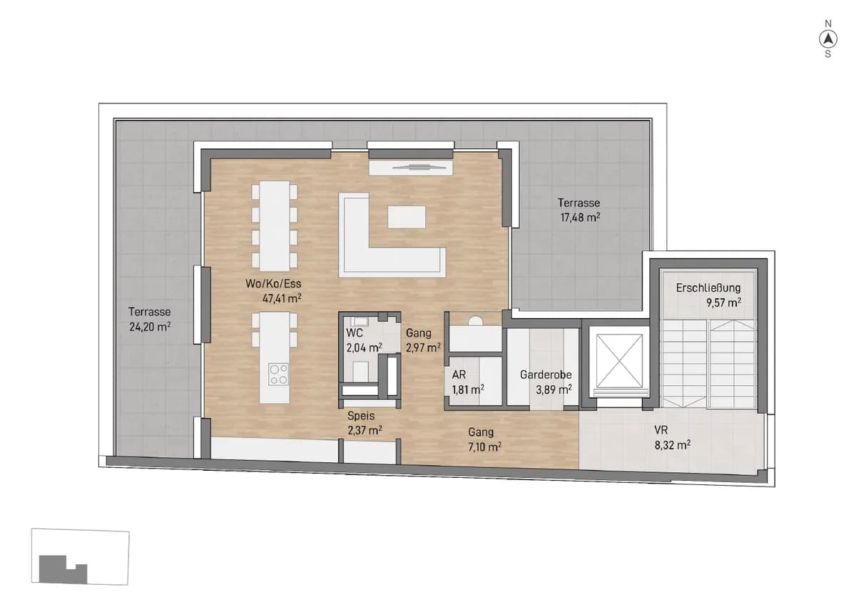 5-Zimmer-Wohnung kaufen in Graz – 199,46 m², € 1.249.459 – Bild 3 von 6