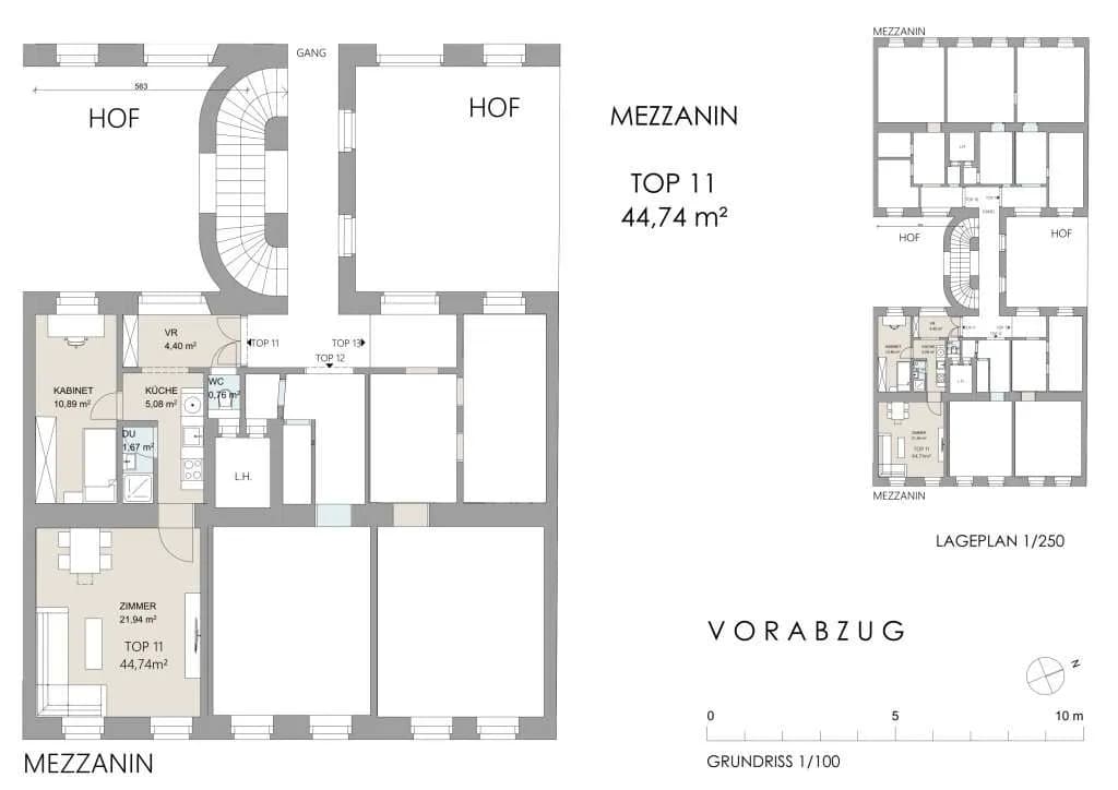 1-Zimmer-Wohnung kaufen in Wien – 44,74 m², € 259.000 – Bild 16 von 16