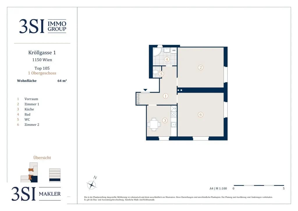 2-Zimmer-Wohnung kaufen in Wien – 64 m², € 218.000 – Bild 15 von 15