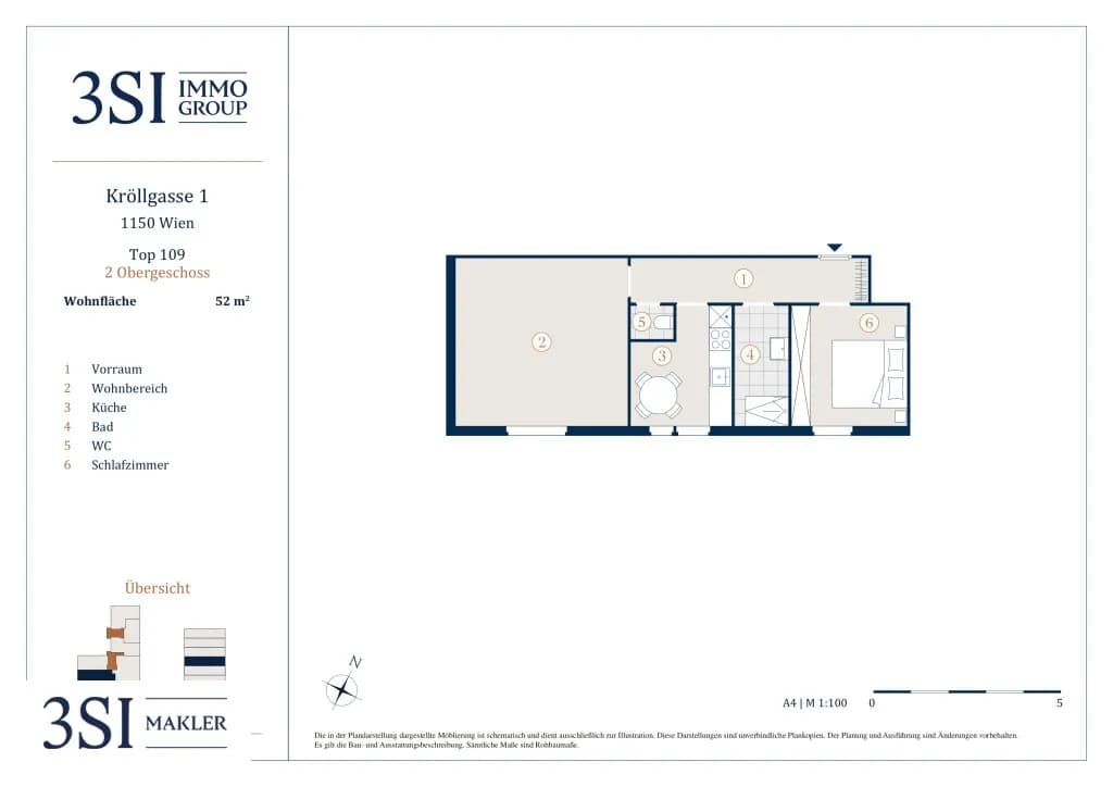 2-Zimmer-Wohnung kaufen in Wien – 52 m², € 212.000 – Bild 15 von 15