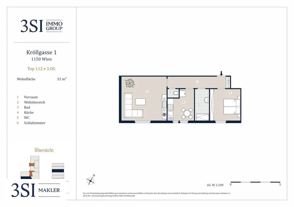 2-Zimmer-Wohnung kaufen in Wien – 52 m², € 229.000 – Bild 14 von 14