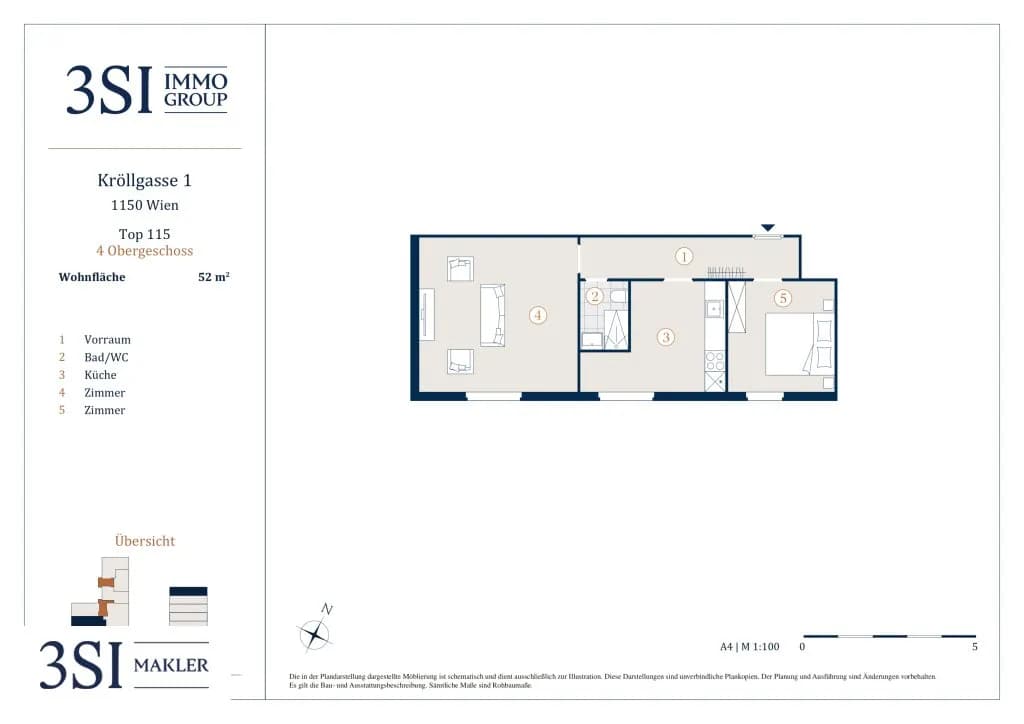 2-Zimmer-Wohnung kaufen in Wien – 52 m², € 227.000 – Bild 14 von 14