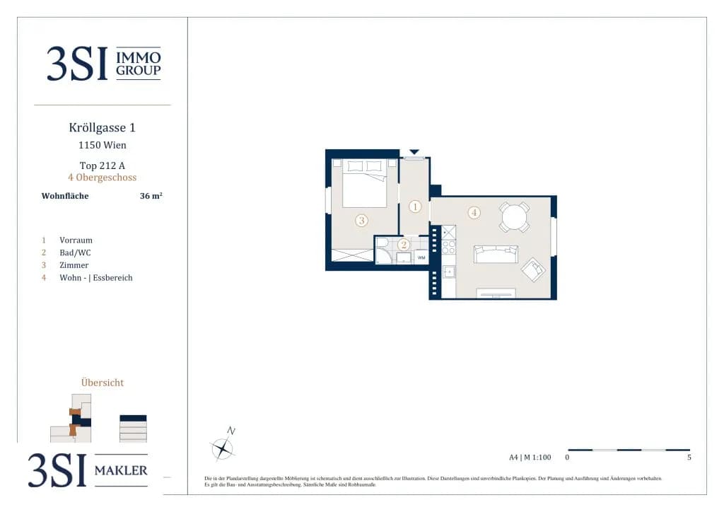 2-Zimmer-Wohnung kaufen in Wien – 36 m², € 169.000 – Bild 15 von 15