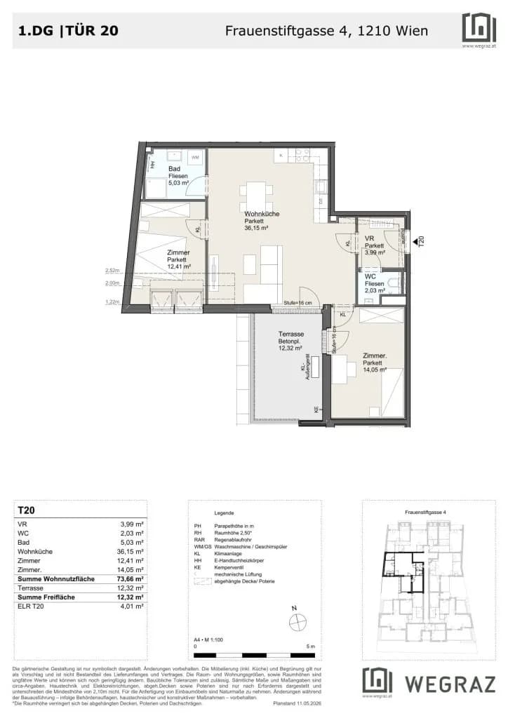 3-Zimmer-Wohnung kaufen in Wien – 73,66 m², € 453.636 – Bild 11 von 11