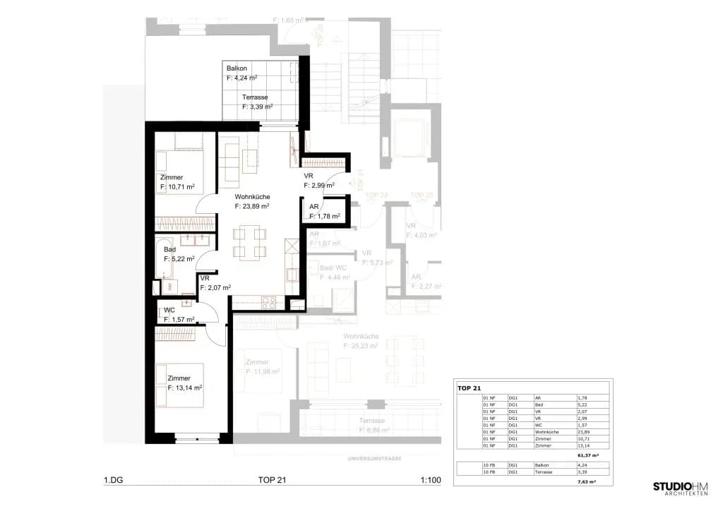 3-Zimmer-Wohnung kaufen in Wien – 61,37 m², € 429.000 – Bild 14 von 14