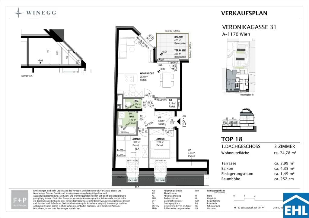 3-Zimmer-Wohnung kaufen in Wien – 75,09 m², € 690.100 – Bild 7 von 7