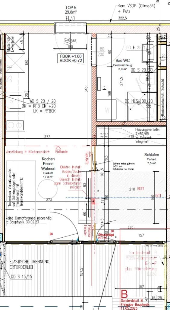 Wohnung mieten in Wels – 29,7 m², € 1.033 – Bild 10 von 11