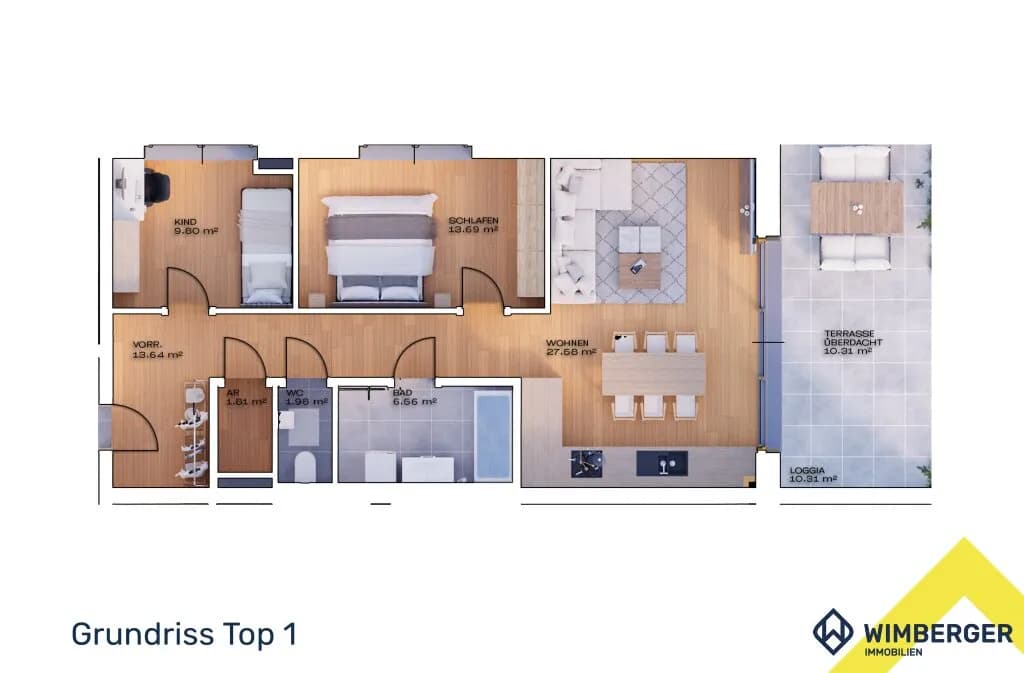 3-Zimmer-Wohnung kaufen in Gmunden – 75 m², € 510.500 – Bild 5 von 9