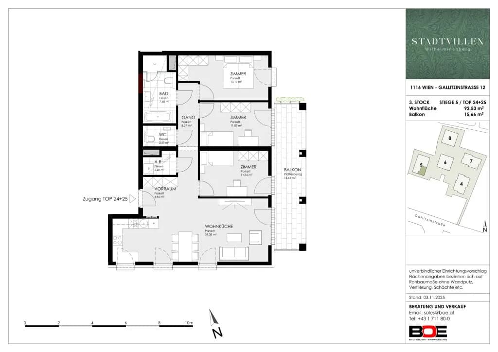 4-Zimmer-Wohnung kaufen in Wien – 92,53 m², € 869.800 – Bild 13 von 13