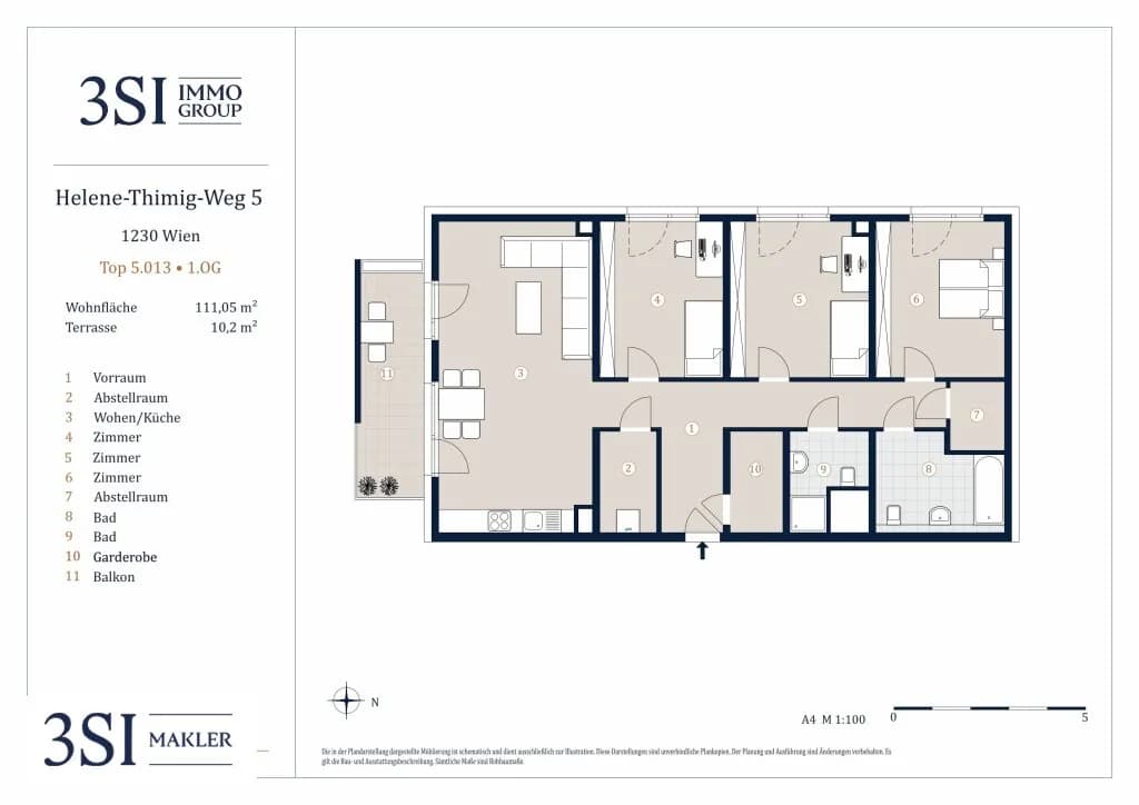 4-Zimmer-Wohnung kaufen in Wien – 111,05 m², € 598.000 – Bild 16 von 16
