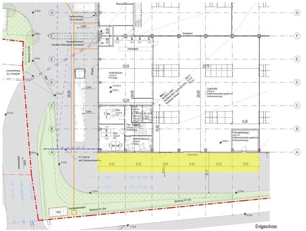 Gewerbeimmobilie mieten in Mistelbach – 854 m², € 7 – Bild 8 von 8