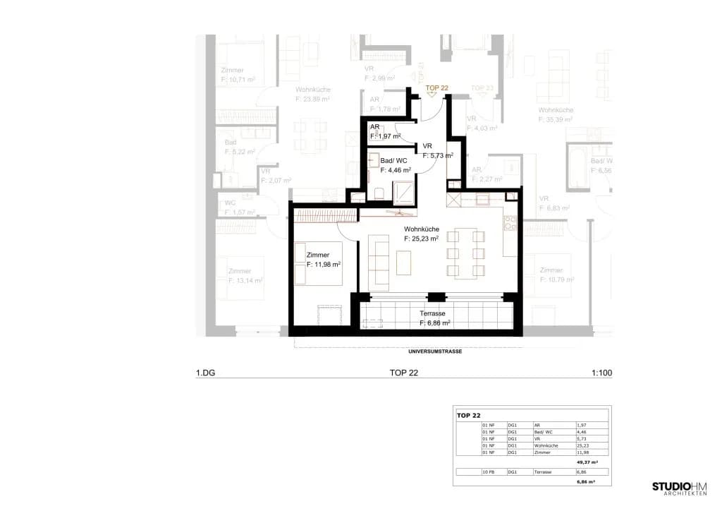 2-Zimmer-Wohnung kaufen in Wien – 49,37 m², € 368.900 – Bild 12 von 12