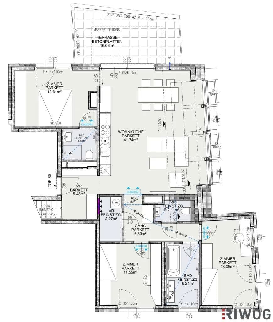 4-Zimmer-Wohnung kaufen in Wien – 108,11 m², € 1.090.800 – Bild 53 von 54