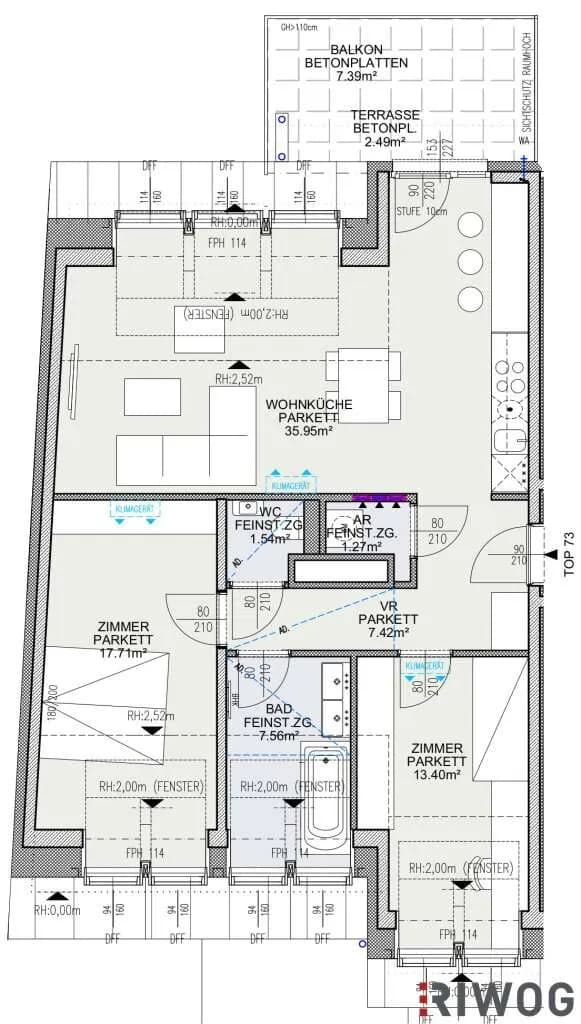 3-Zimmer-Wohnung kaufen in Wien – 84,85 m², € 649.000 – Bild 33 von 33