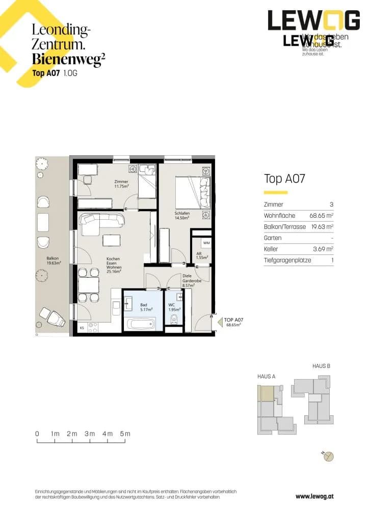 3-Zimmer-Wohnung kaufen in Linz Land – 69 m², € 459.000 – Bild 18 von 18