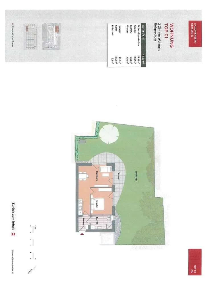 Immobilie mieten in Graz – 48,3 m², € 103 – Bild 4 von 4