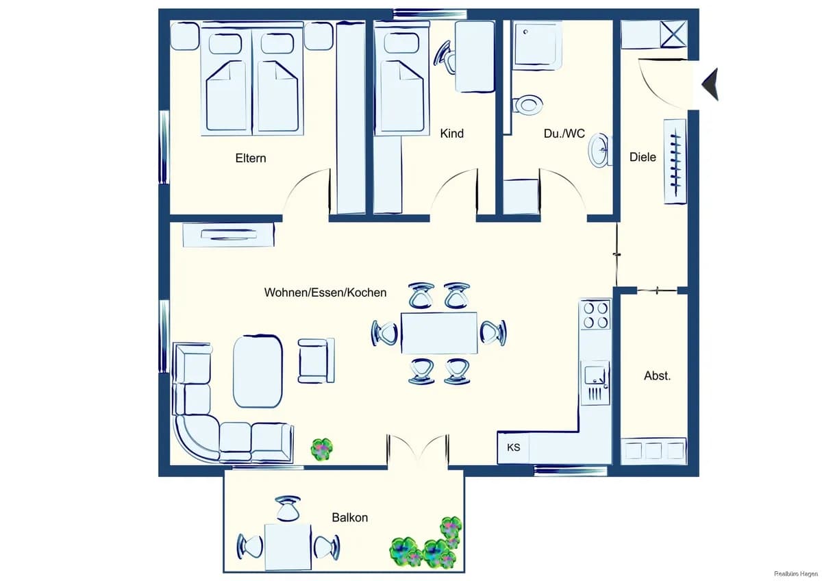 3-Zimmer-Wohnung kaufen in Dornbirn – 73,35 m², € 300.000 – Bild 12 von 13