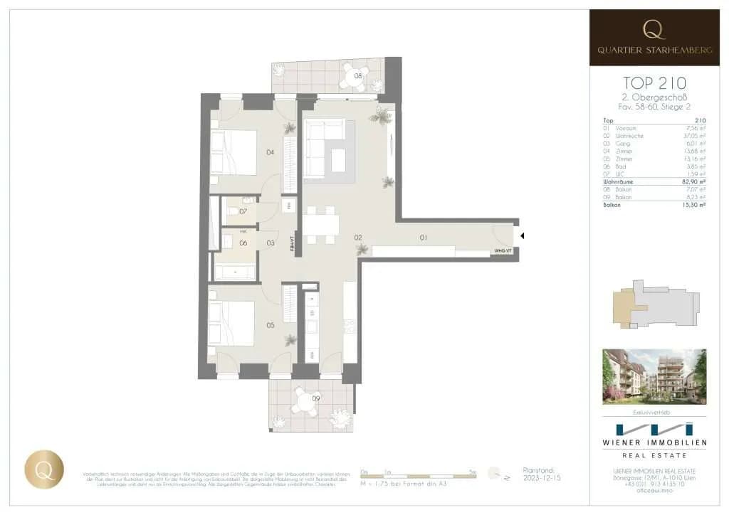 3-Zimmer-Wohnung kaufen in Wien – 82 m², € 925.000 – Bild 21 von 24