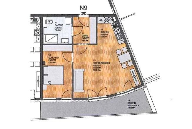 2-Zimmer-Wohnung kaufen in Südoststeiermark – 59,68 m², € 175.000 – Bild 6 von 6