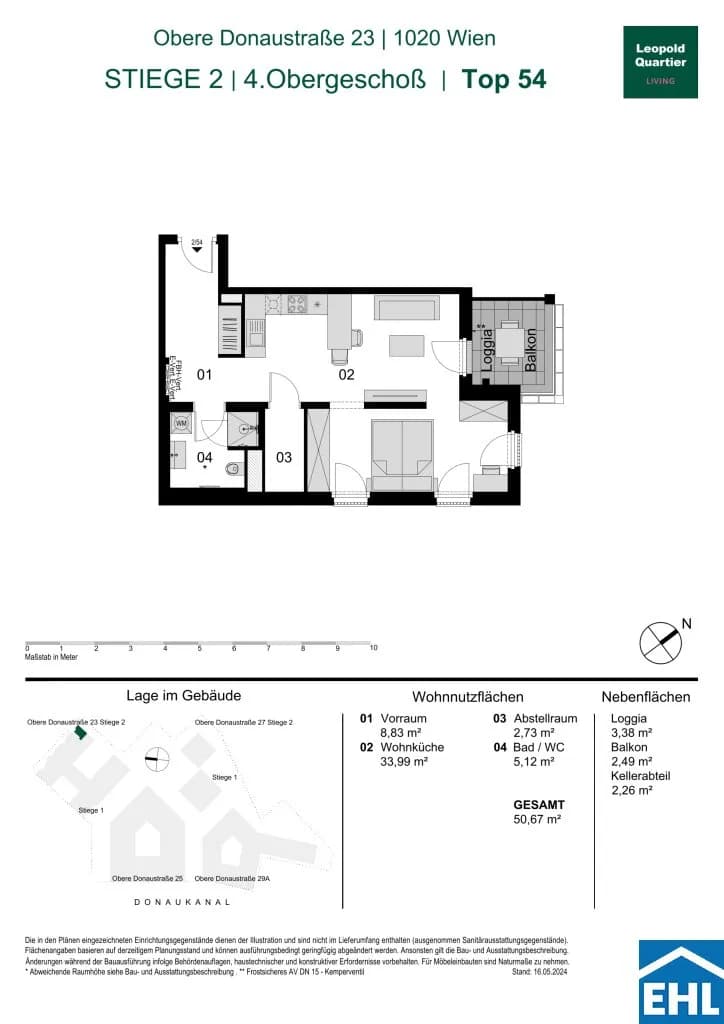 1-Zimmer-Wohnung kaufen in Wien – 50,67 m², € 553.000 – Bild 34 von 34